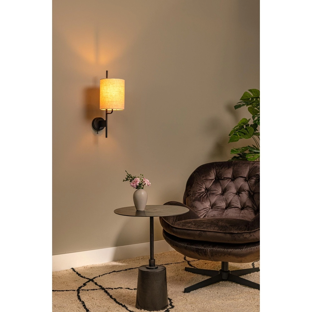 Wandlampe Magic Schwarz mit USB-Ladepunkt Lucide 5411212680051