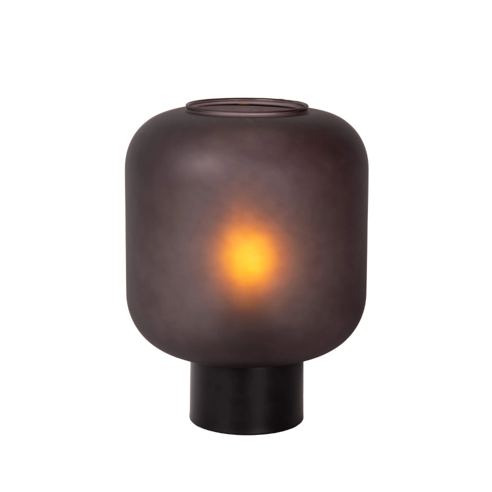 Schwarze Tischlampe Eloise Ø 21cm