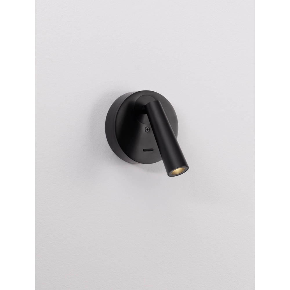 Nachttischlampe Tico schwarz Lyora 5212017473172