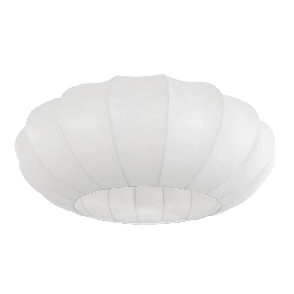 Stehlampe Zig-Zag schwarz mit weißem Schirm Ø 60cm Steinhauer 8712746179309