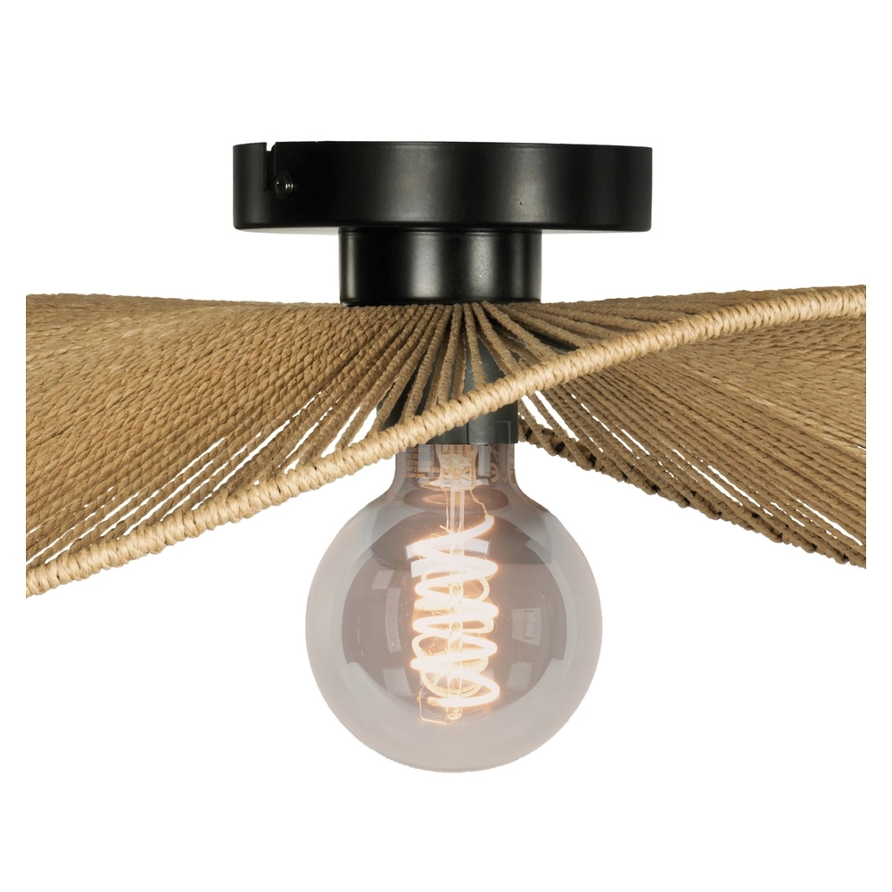 Rattan-Deckenlampe Siruela Schlafzimmer - 56 cm Eglo 9002759319618
