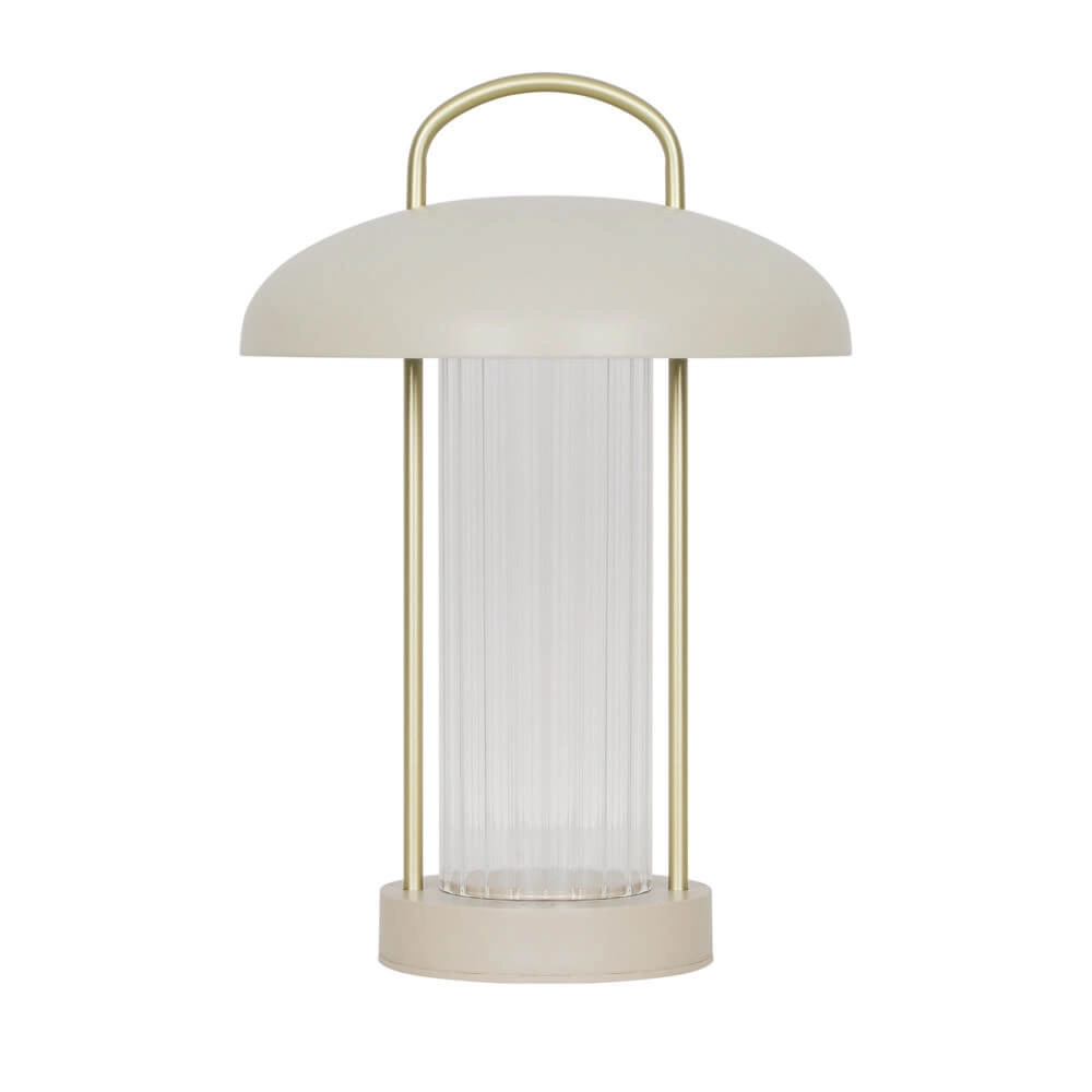 Tischlampe Mirano Sand Braun Wiederaufladbar Nordlux 5704924024603
