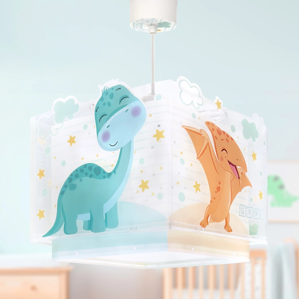 Pendelleuchte Baby Dinos blau Dalber 8420406002927