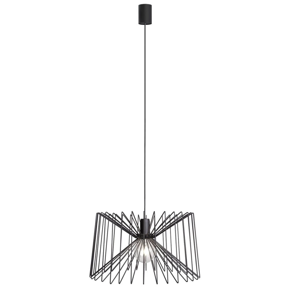 Schwarze Drahtlampe Ness Ø 45cm Lyora 5903139676892