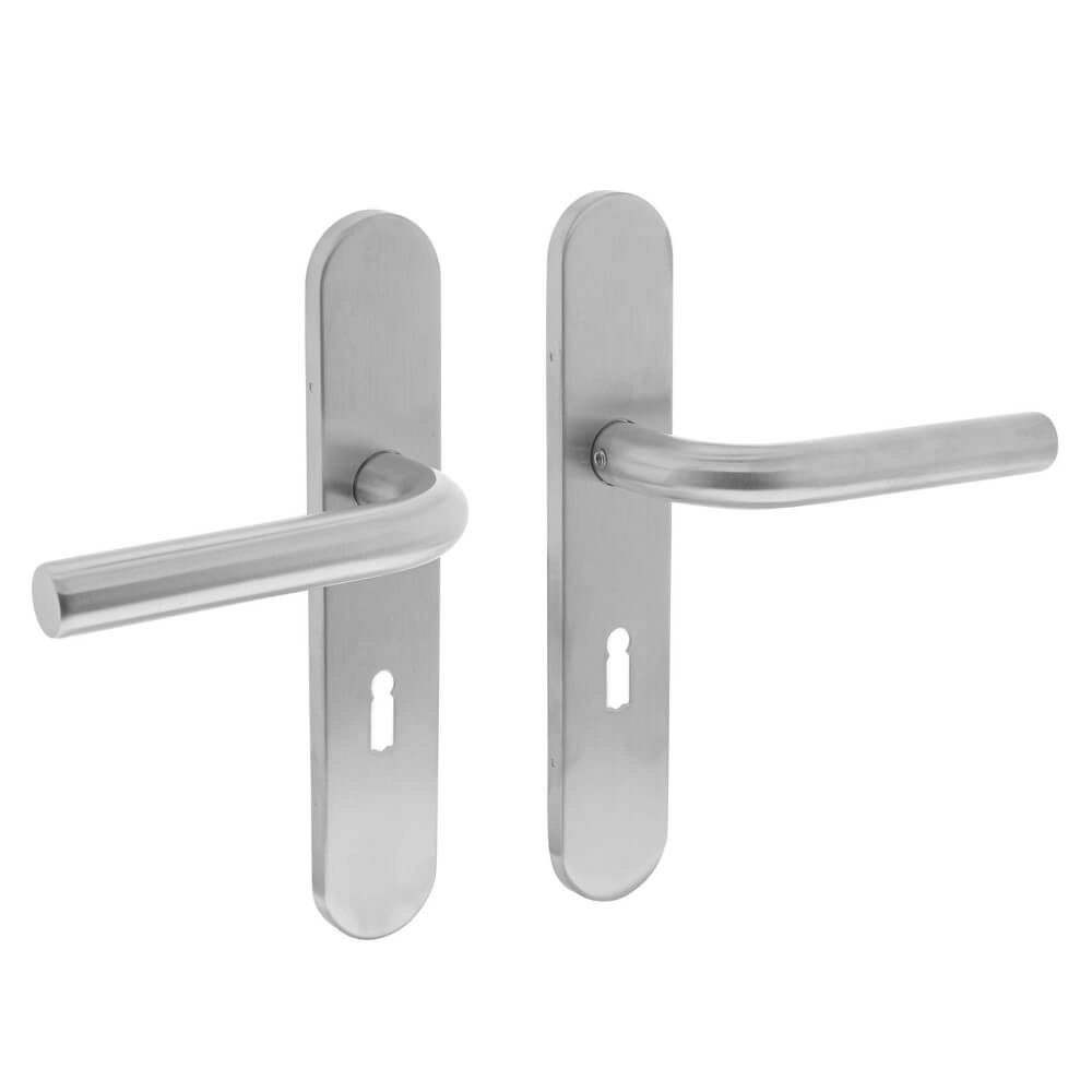 Türklinke Recht Schlüsselloch 56mm Edelstahl Intersteel 8714186182468