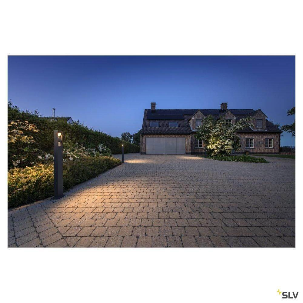 LED-Wegbeleuchtung Eskina 125cm 2-flammig Anthrazit SLV 4024163255318