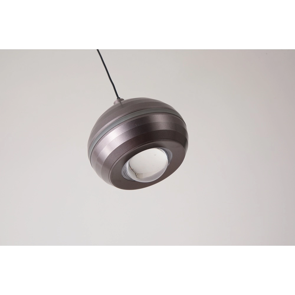 Design-Pendellampe Meteor Nur schwarzer Nickel Searchlight 5,05342E+12