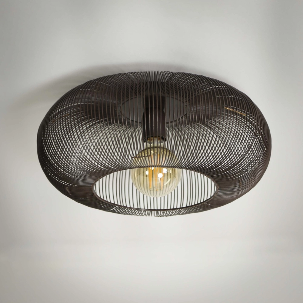 Drahtdeckenlampe Copper Ø 43cm – schwarzer Nickel Lyora 8716803513235
