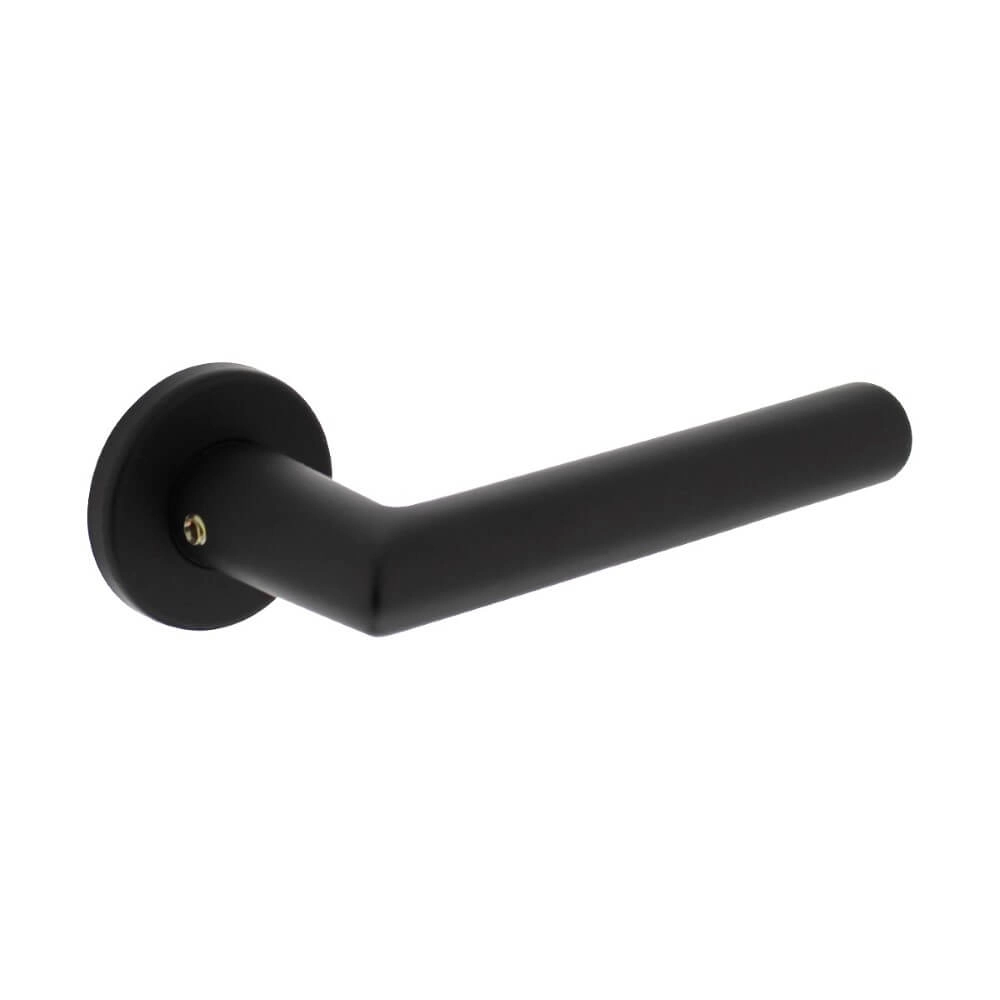 Türklinke Broome aluminium schwarz Ø 5cm Intersteel 8714186505212
