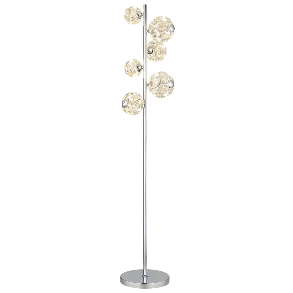 Stehlampe Virina Chrom