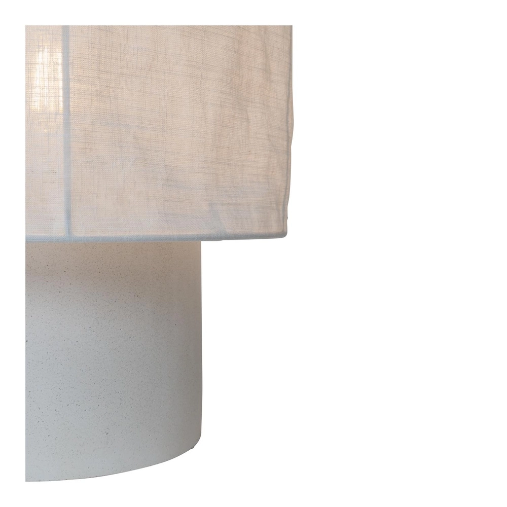 Tischlampe Tissaja Ø 30 cm weiß Lucide 5411212061607