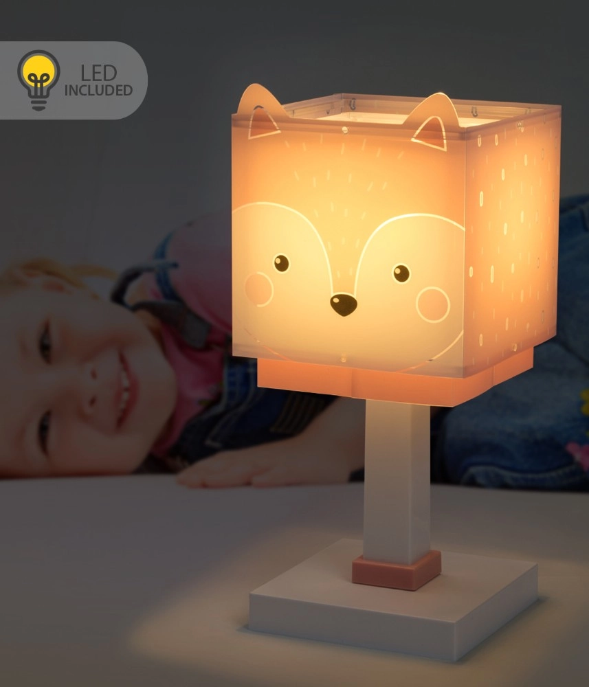 Tischlampe Fox rosa Dalber 8420406002552