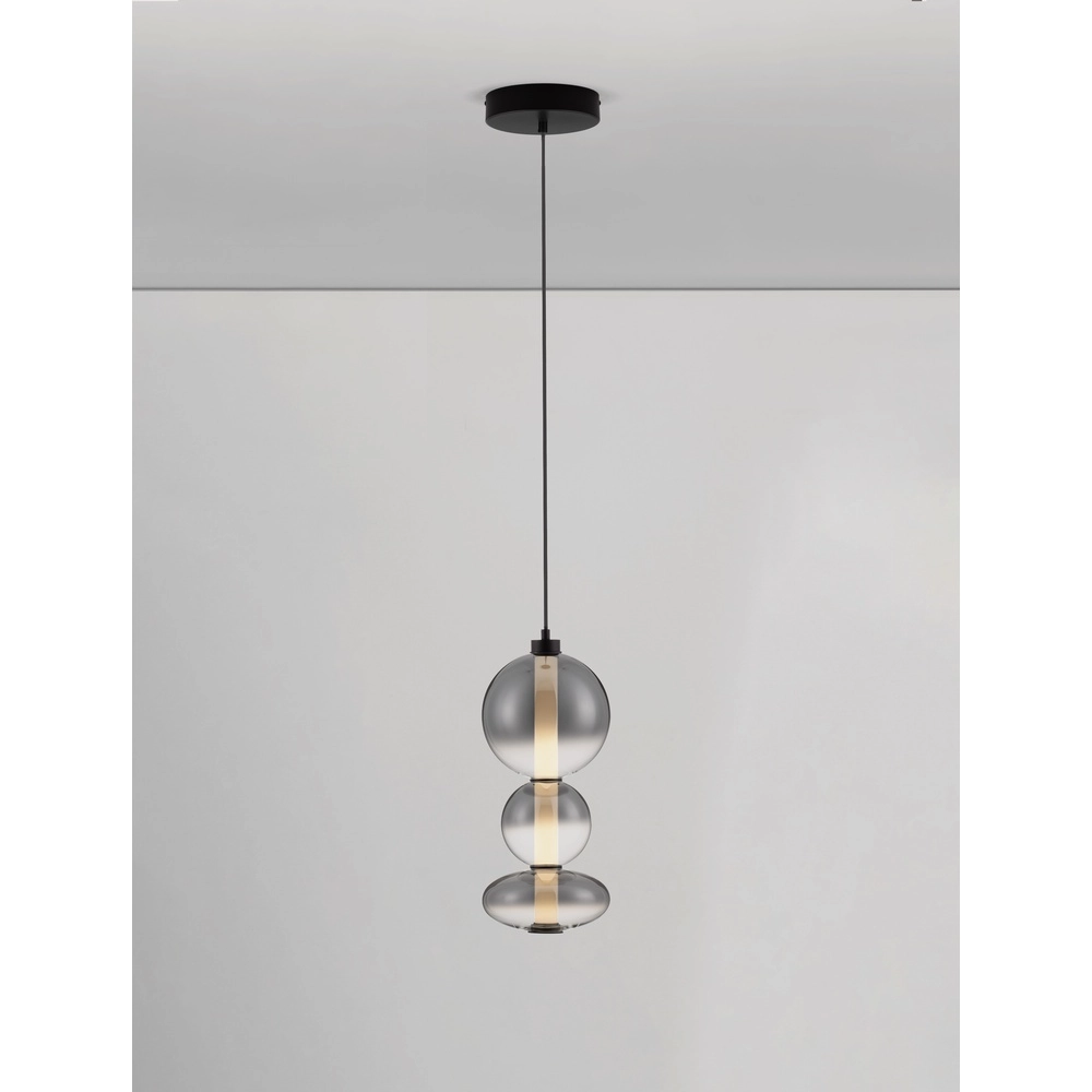 Pendelleuchte Bally Rauchglas 45,5cm Lyora 5212017449160