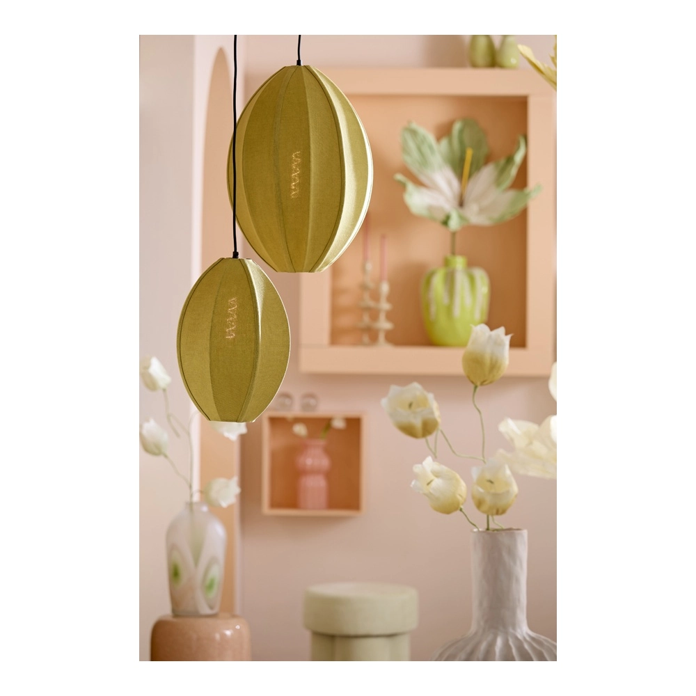 Design-Pendellampe Milatos grün Ø 28,5 cm Light & Living 8717807838638