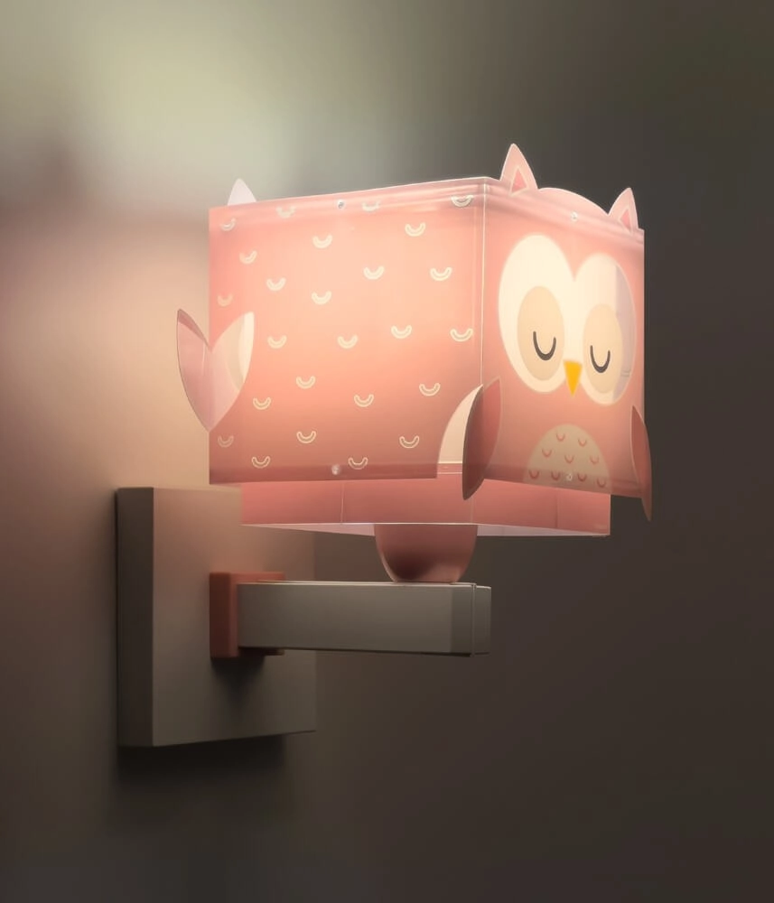Wand-Nachtlicht Pink Owl Dalber 8420406644899
