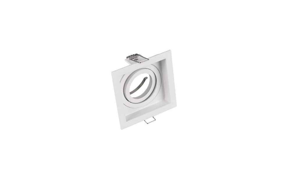 Strahler Kenai GU10 quadratisch weiß Trio 4017807455946