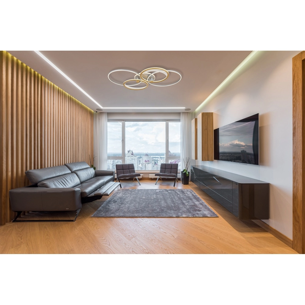 Silbergraue Deckenlampe Umbra Moderne Zeit Globo 9007371453917