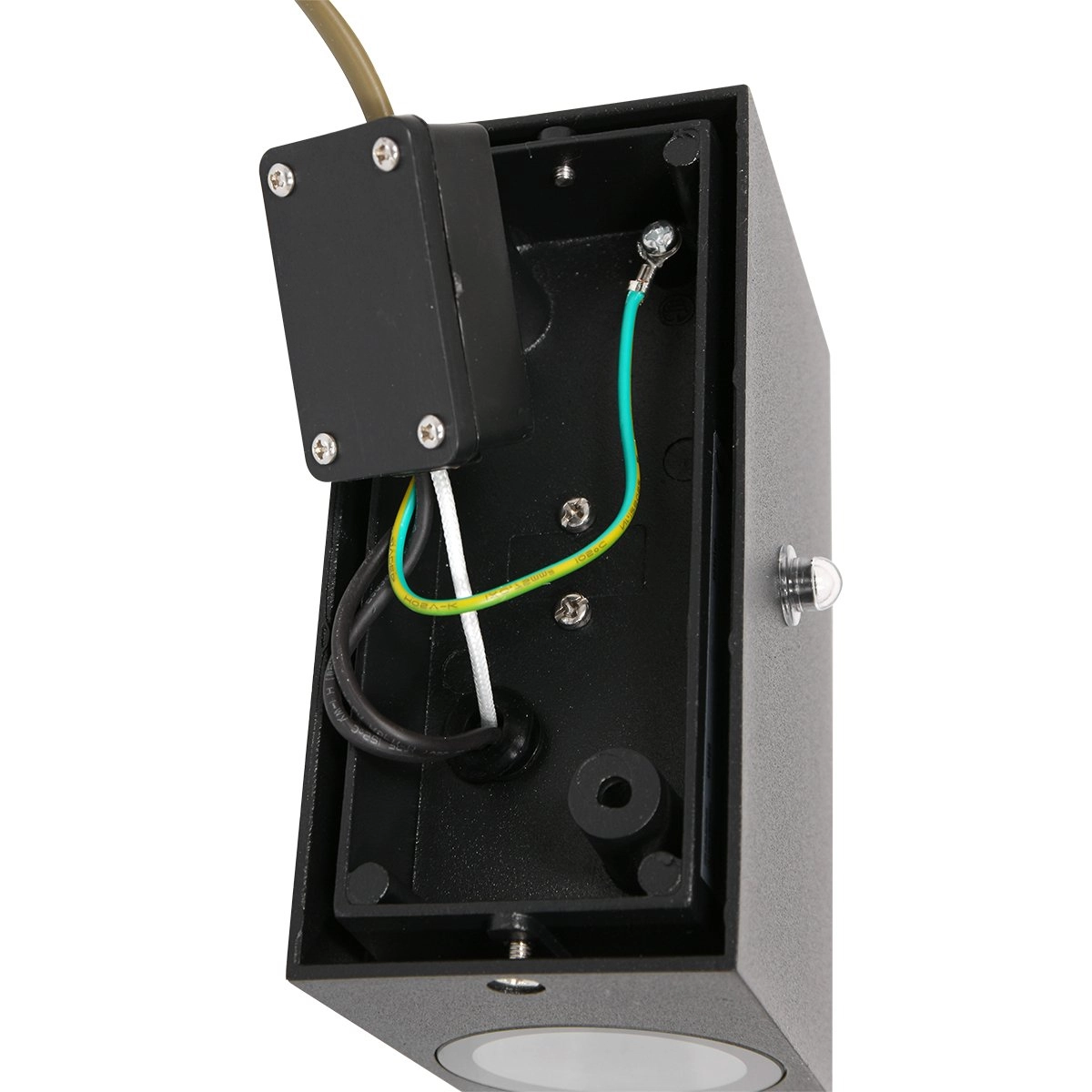Quadratischer Wandstrahler Logan mit Dämmerungssensor Steinhauer 8712746133226