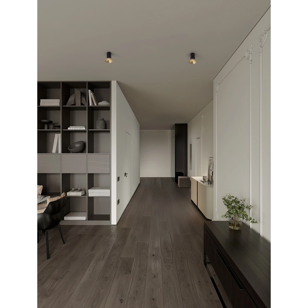 Deckenstrahler Luvia schwarz mit gold Lyora 5212017475497