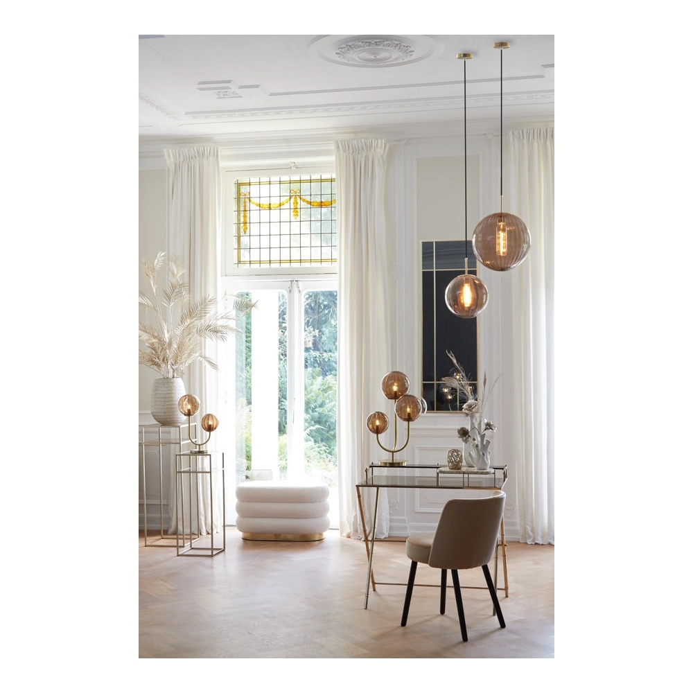 Pendellampe Magdala Ø 40 cm Bernstein Light & Living 8717807636296
