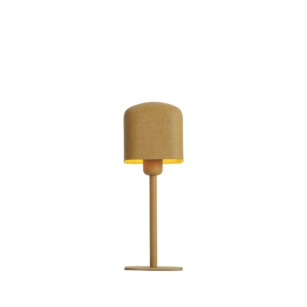 Nachttischlampe Elenie 13x13 cm – matt ockerfarbenes Gelb Light & Living 8717807818654