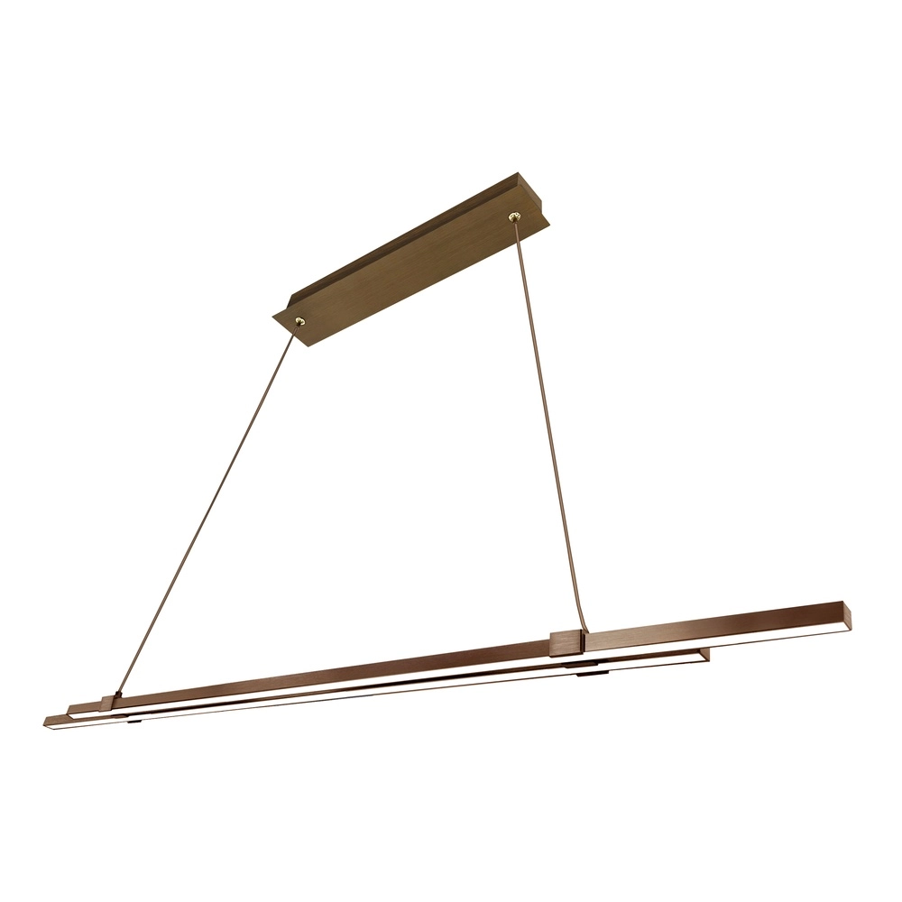Design-Pendelleuchte Mobile Kupferbronze 160cm