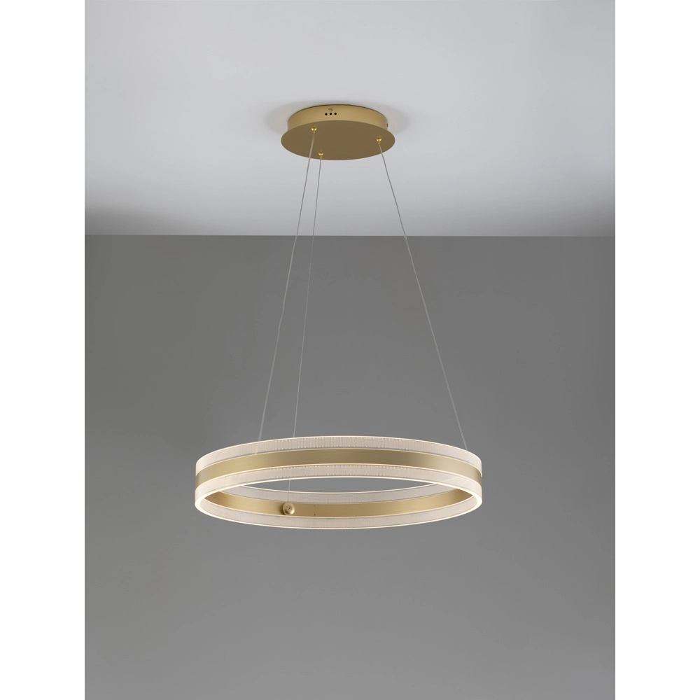 Pendelleuchte Agos Design gold Ø 60cm Lyora 5212017439352