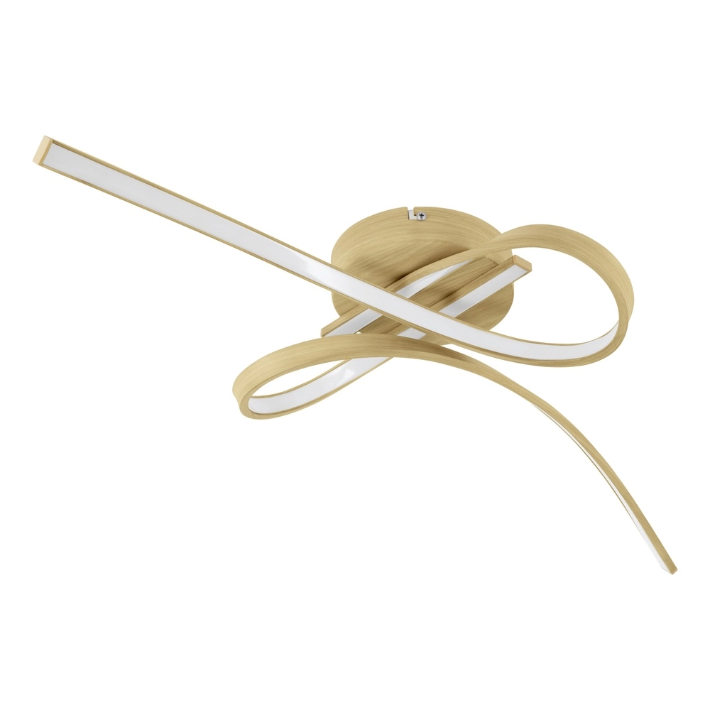LED-Deckenlampe mit Holzoptik Selvina 2 68 cm Eglo 9008606310296