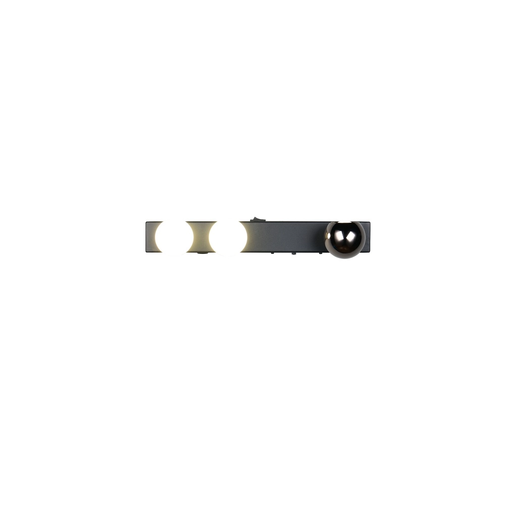 Wandlampe Arpino Schwarz 30cm Trio 4017807683622