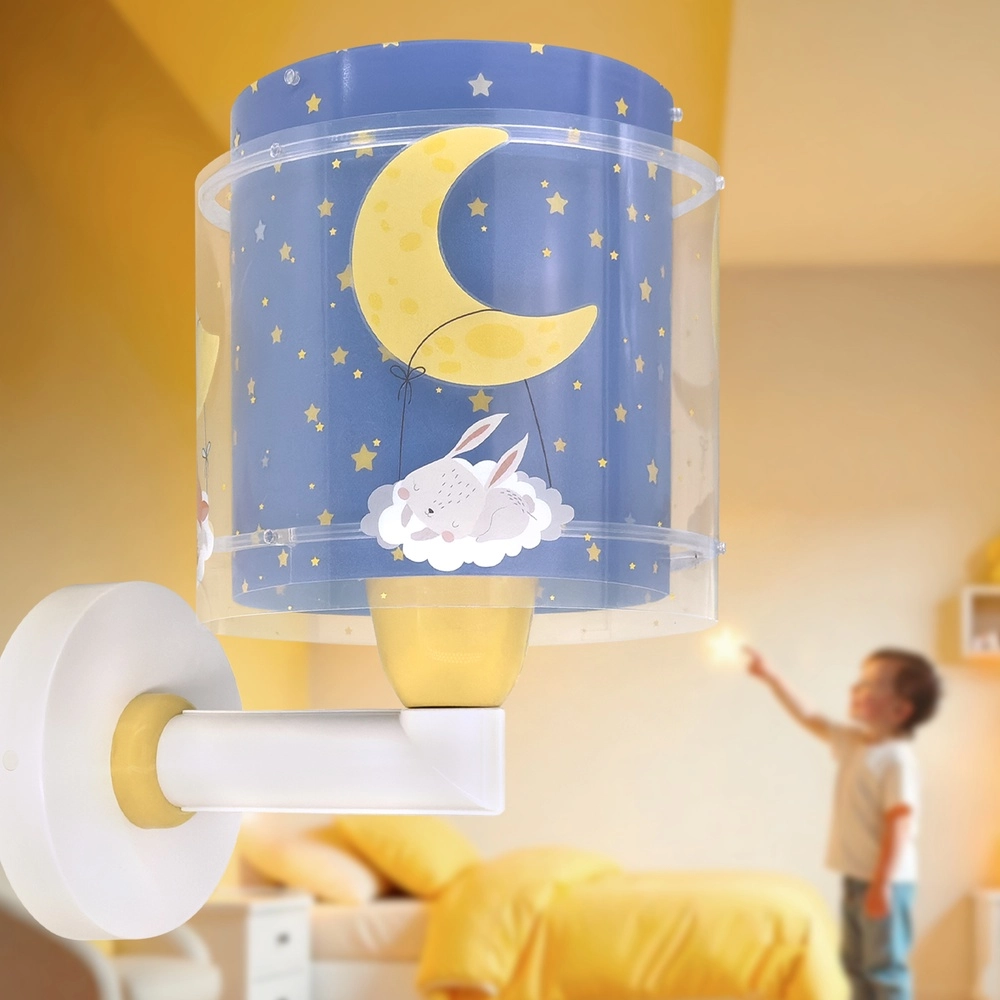 Wandleuchte für Kinderzimmer Moon Dreams blau Dalber 8420406766393
