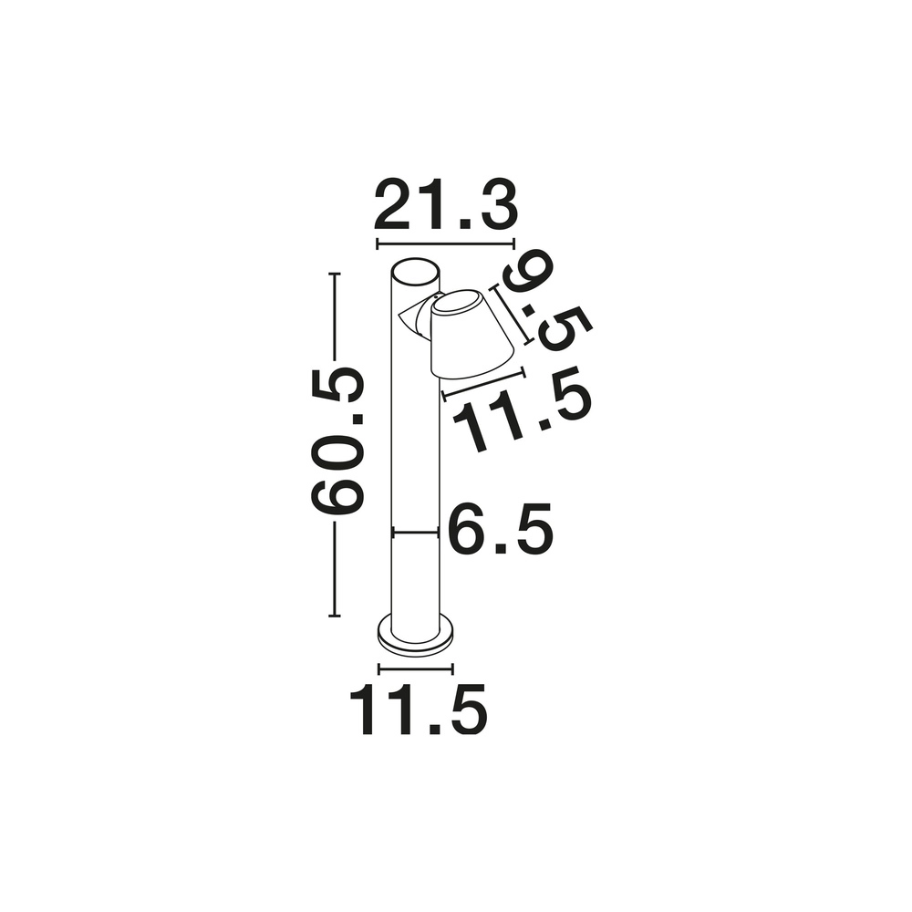Design-Gartenlampe Bell Schwarz Lyora 5212017488114