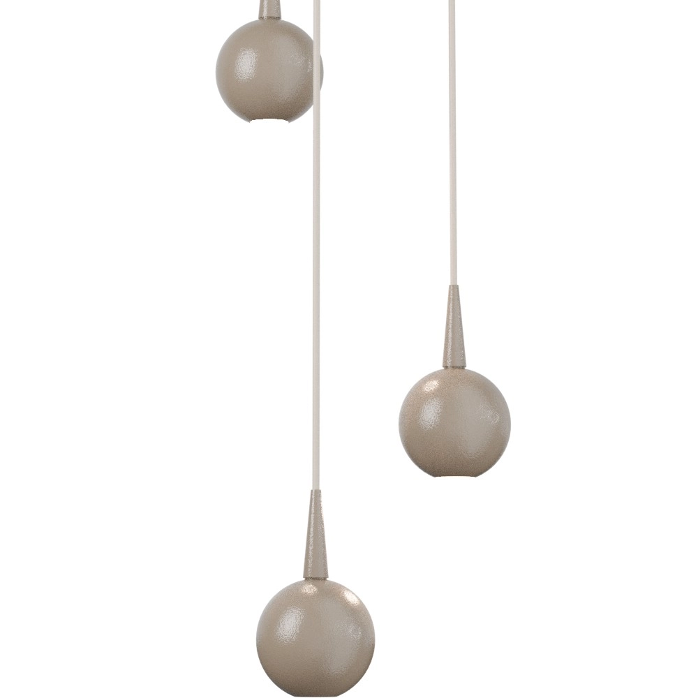 3-Licht Pendellampe Talana beige terra Ø 17cm DTW Masterlight 8718121390628