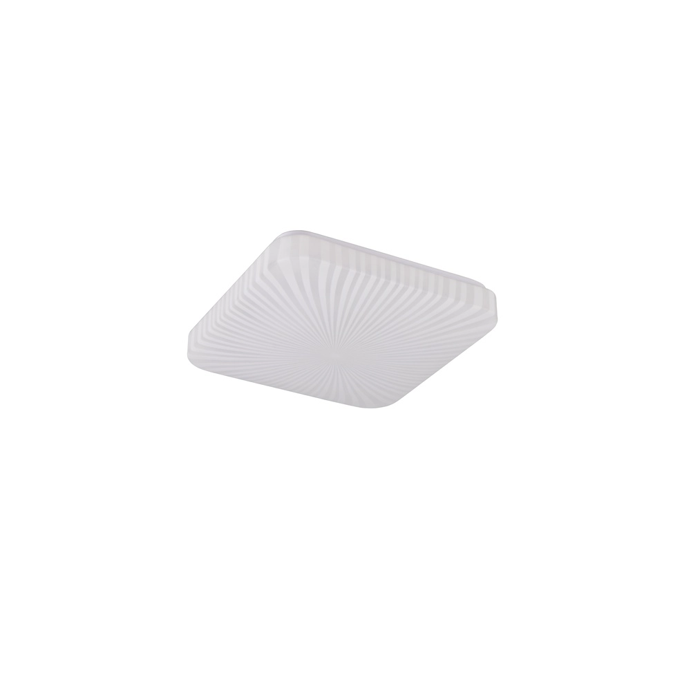 Quadratische Deckenlampe Mandria II Weiß Trio 4017807640335
