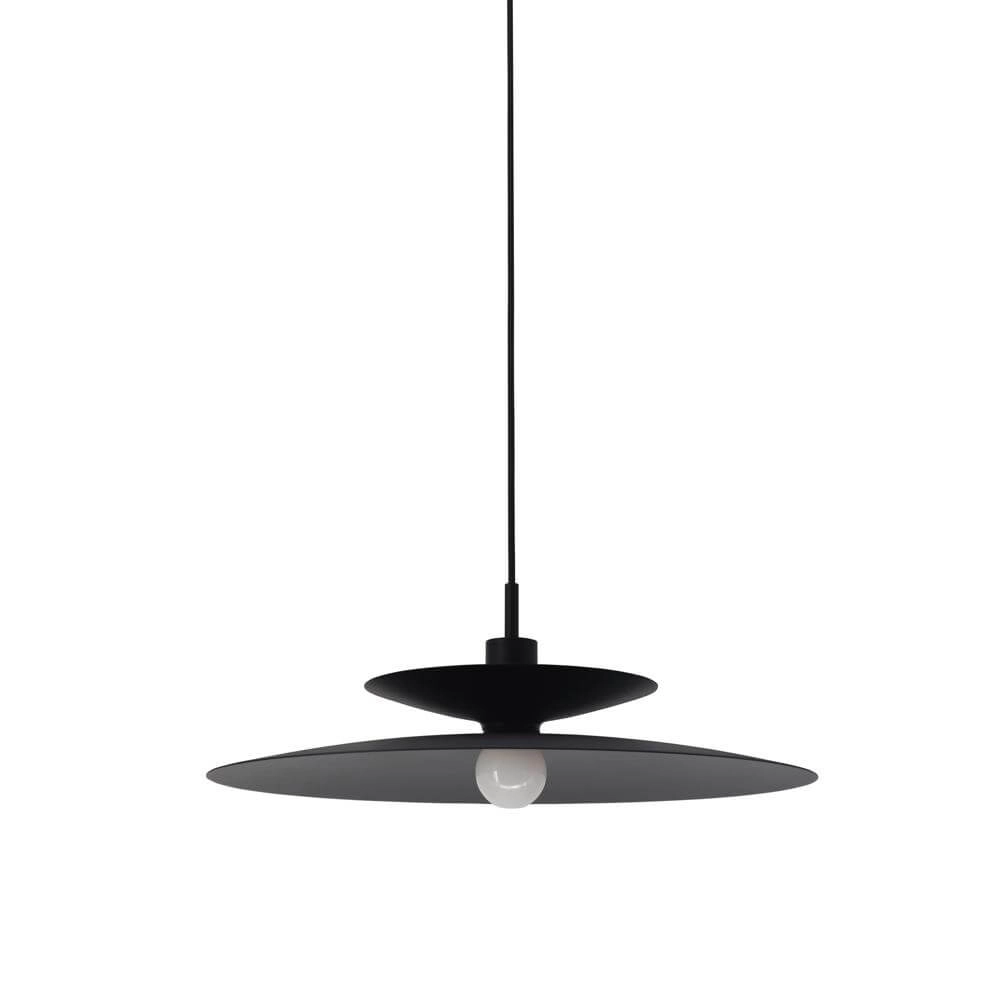 Pendelleuchte Linares Regenschirm schwarz Ø 50cm