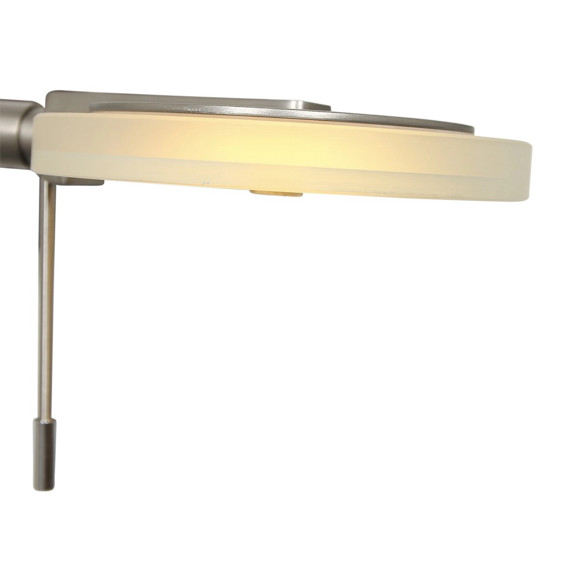 LED-Wandleselampe Turound 10 W – 2700 K – 62 cm Edelstahl-Klarglas Steinhauer 8712746133370