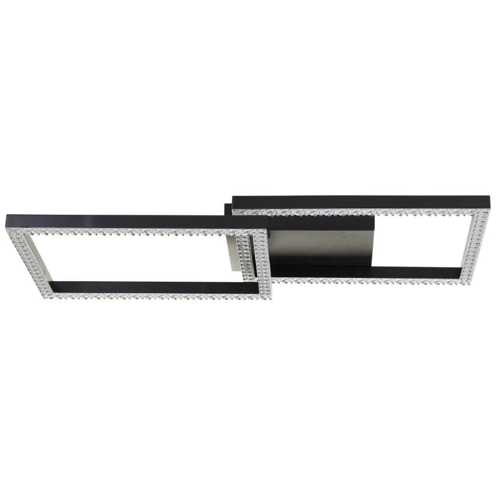 Schwarze Deckenleuchte Ranni 2700lm Brilliant 4004353442131