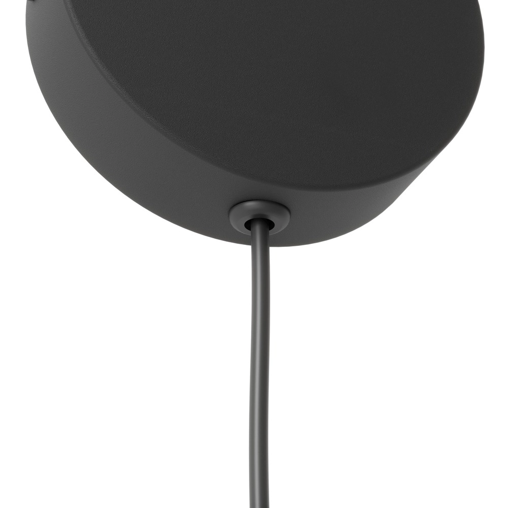 Wandlampe Castellazo Schwarz mit weißem Glas