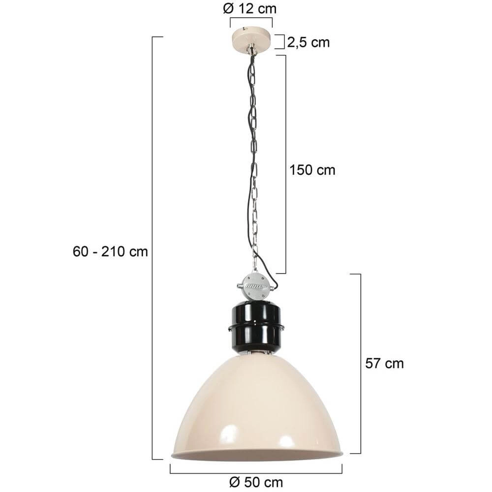 Pendelleuchte Clearvoyant creme Ø 50cm Steinhauer 8712746178722