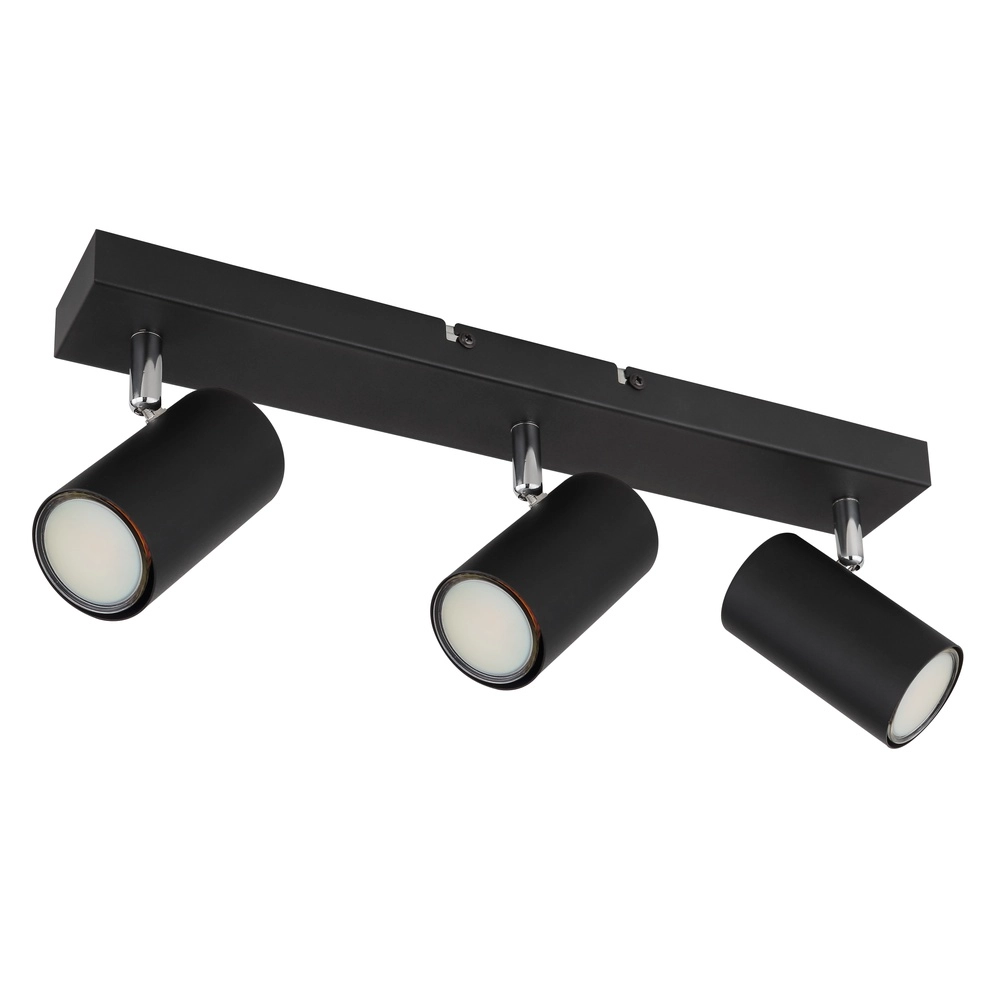 Deckenlampe 3-Leuchten Robby Schwarz Globo 9007371439522