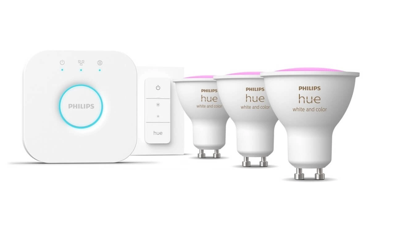 Hue Starterpack - GU10 - 5W - White and Color 3er-Set Philips 8720169254503