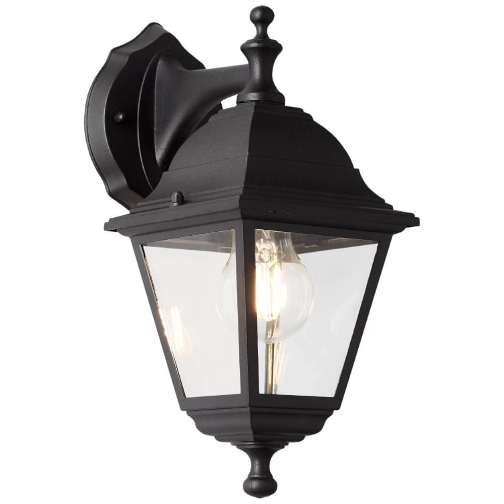 Schwarze Wandlampe Nissie runter