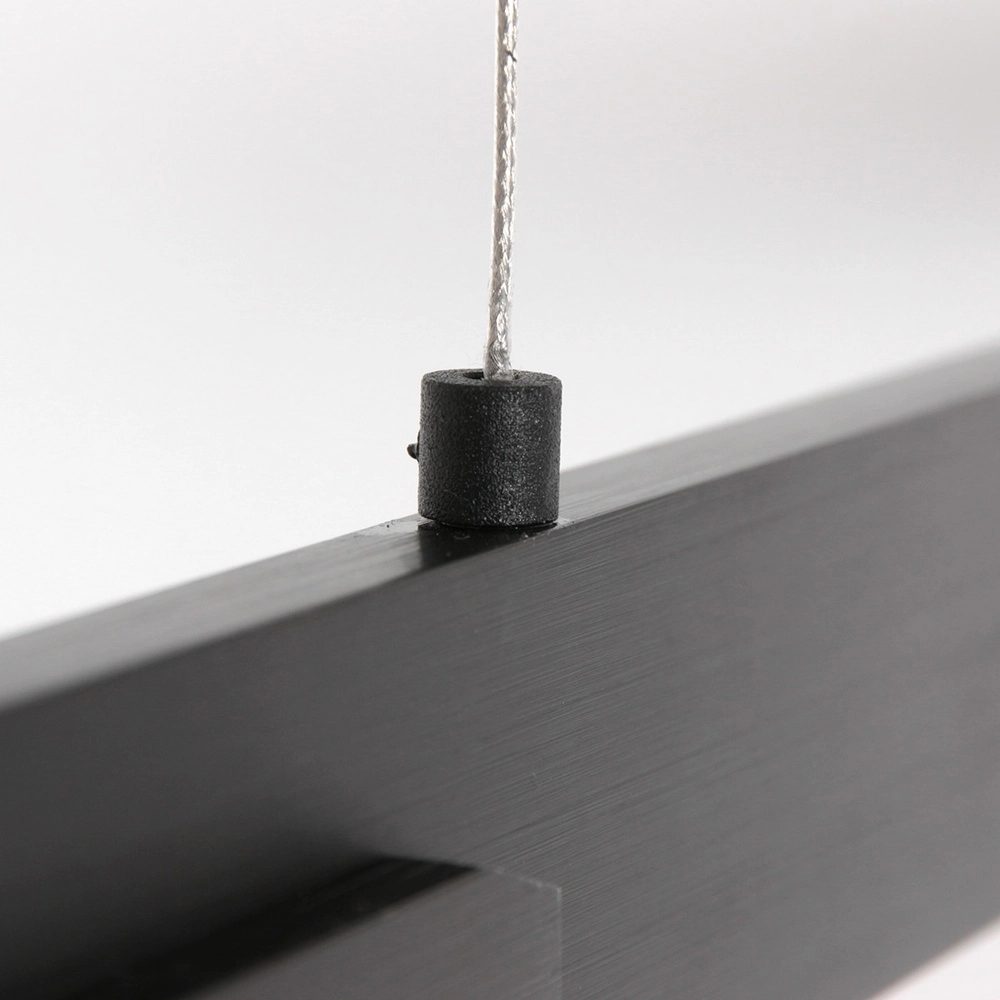 Schlanke Pendelleuchte Bloc schwarz Steinhauer 8712746148275