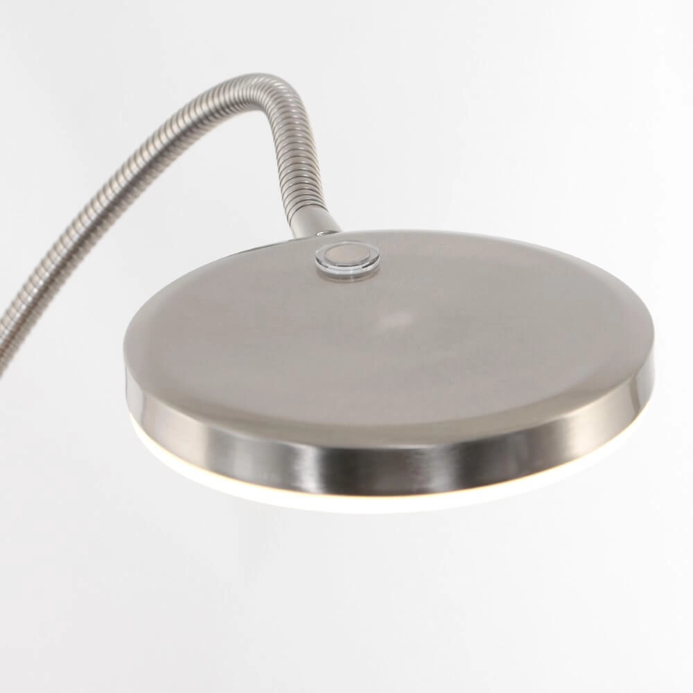 Flexible LED-Leselampe Platu Edelstahl Steinhauer 8712746151503