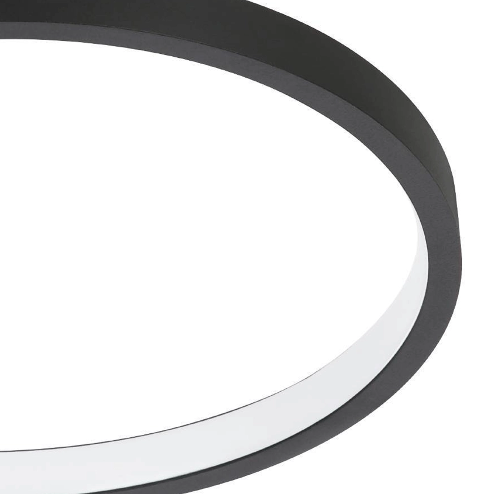 Verstellbare LED-Deckenleuchte Gafares rund - schwarz Eglo 9008606241002