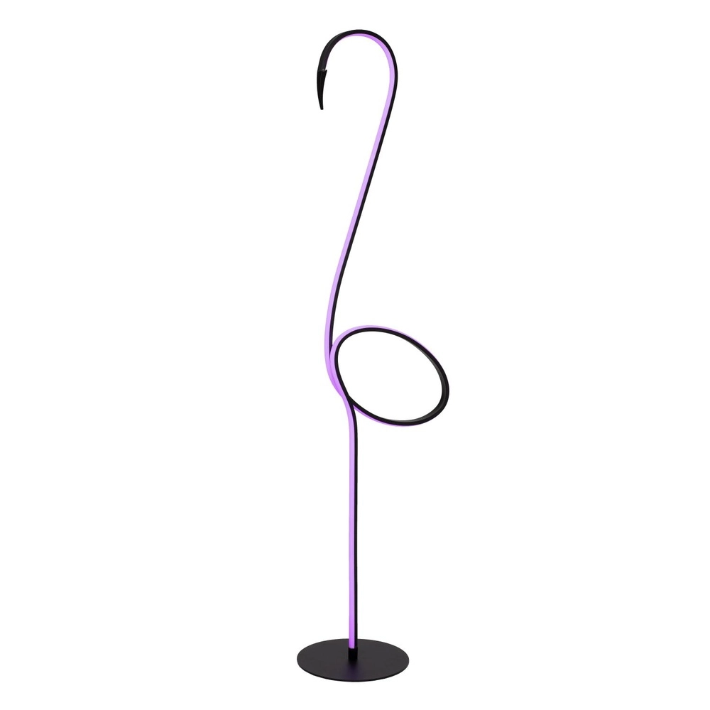 Stehlampe Flamingo Schwarz Lucide 5411212051547