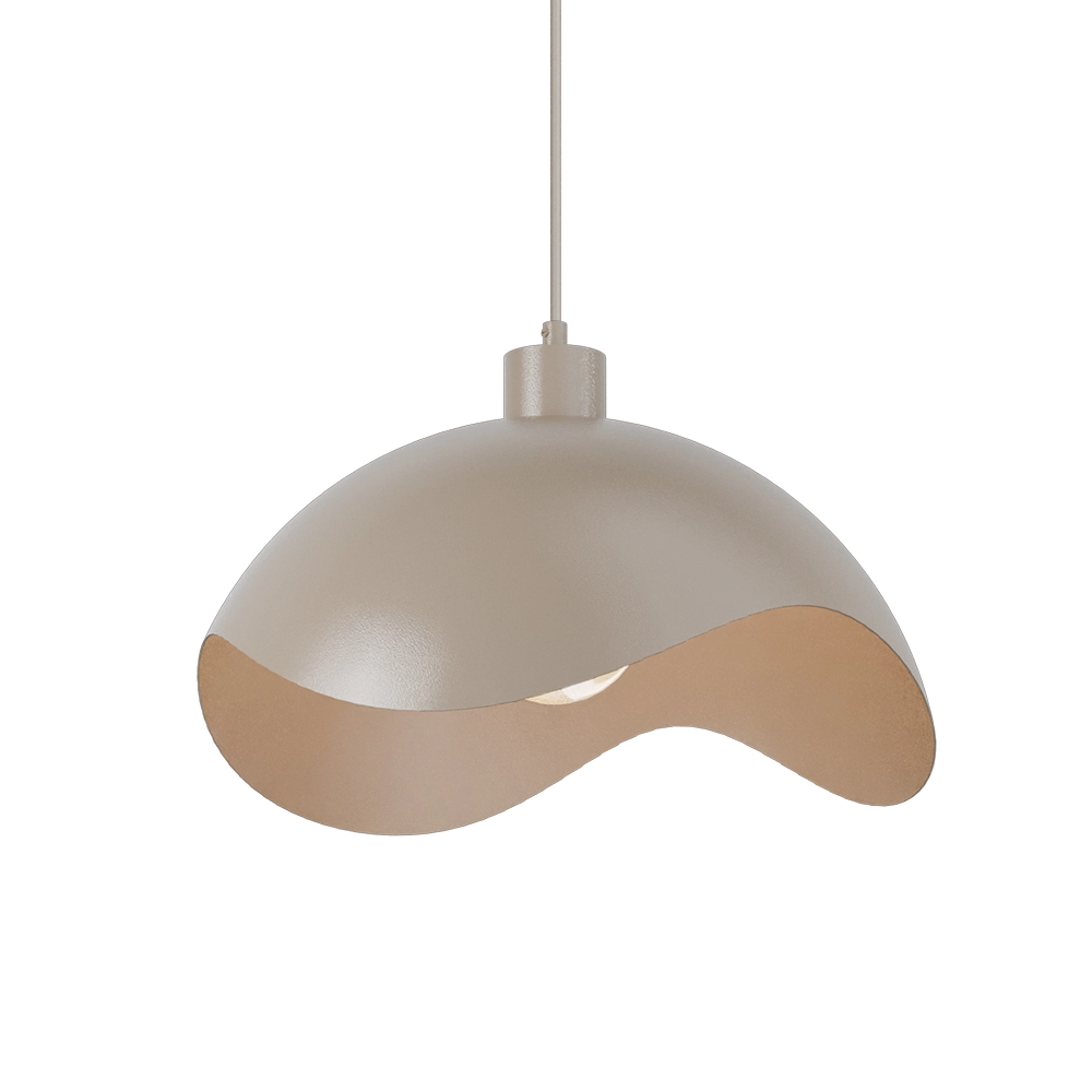 Design-Pendellampe Volta Ø40 cm – wellig – Sand Masterlight 8718121393384
