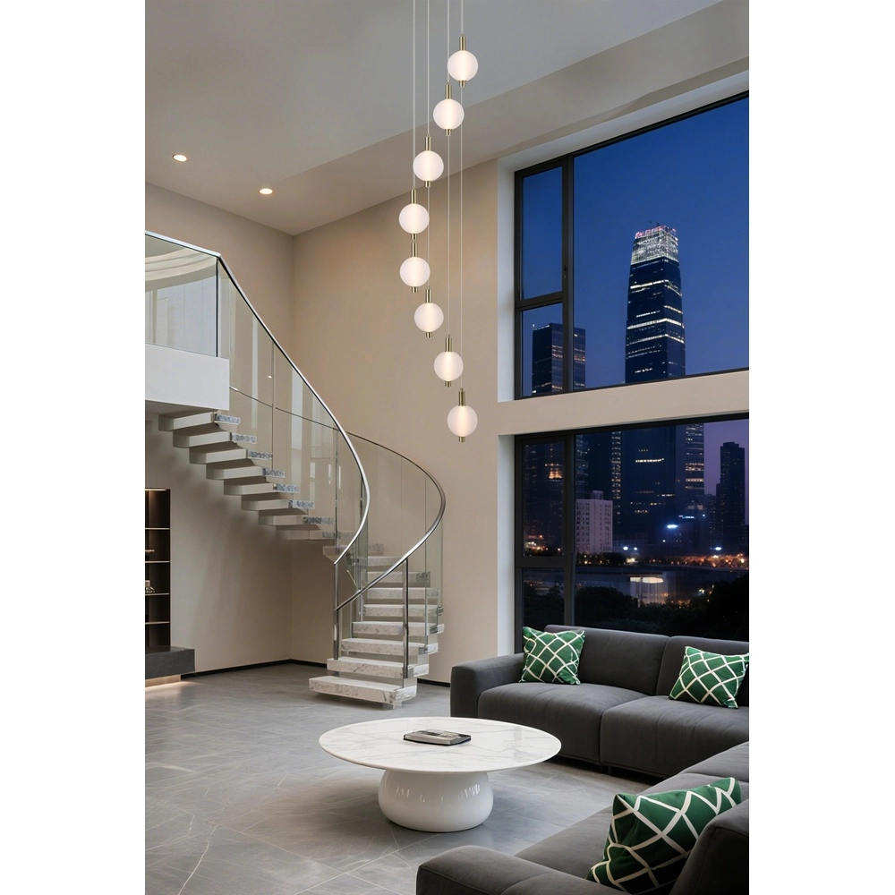 Design-Pendelleuchte Luminique 8-flammig Searchlight 5053423297200