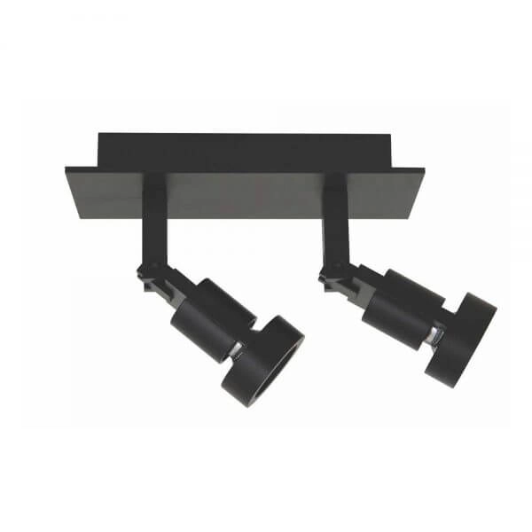 Doppelte Spot Tech II Schwarz Artdelight 8719831734900
