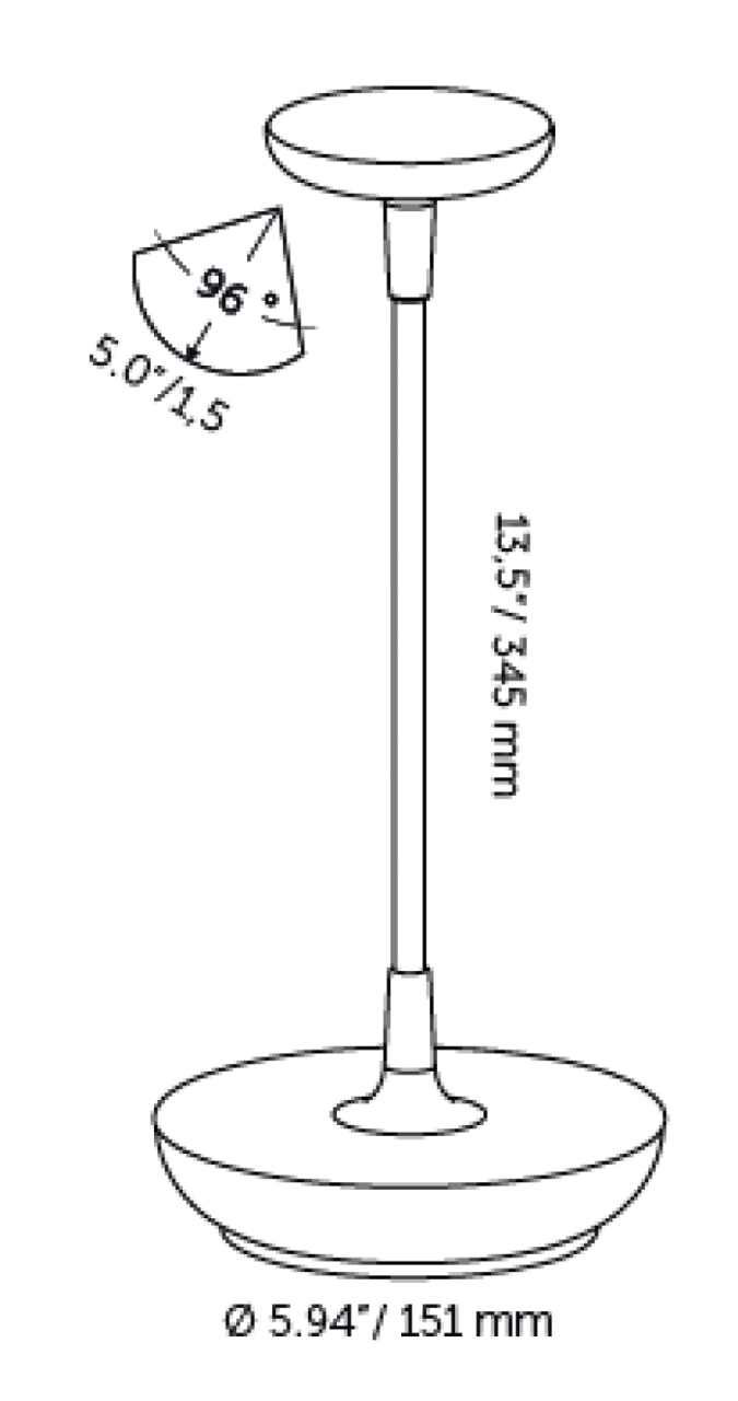 Tischlampe Sway Table In-lite 8717051005640