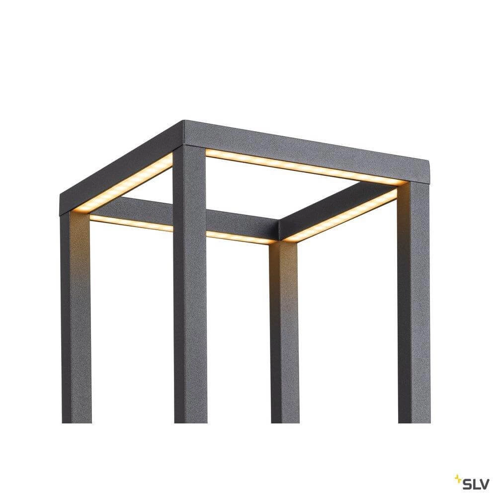 Schlanke Terrassenlampe Quadrulo SLV 4024163256926